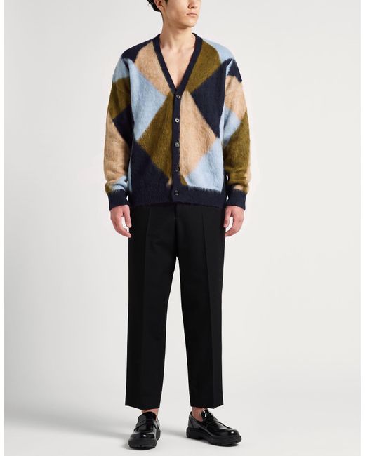 DSquared² Blue Cardigan Cotton, Polyamide for men