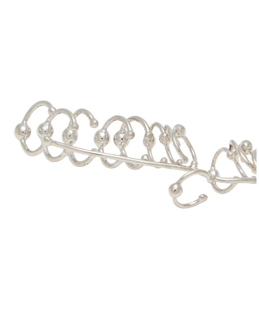 DSquared² White Single Earring Brass