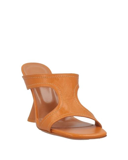 By Far Brown Sandals