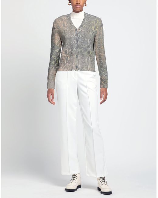 MM6 by Maison Martin Margiela Gray Strickjacke