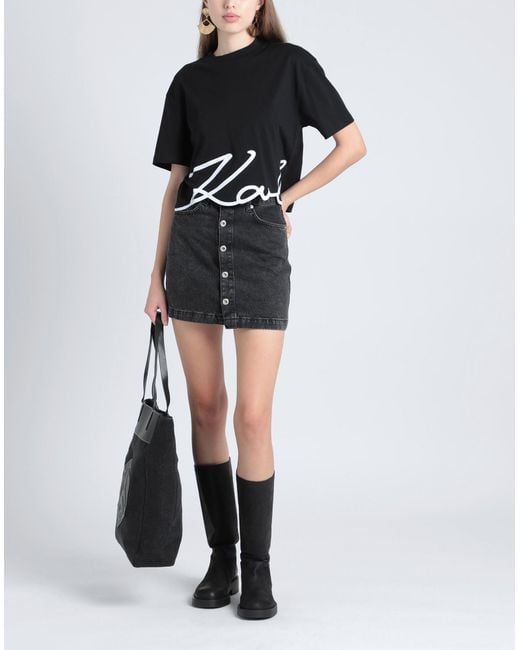 Camiseta Karl Lagerfeld de color Black