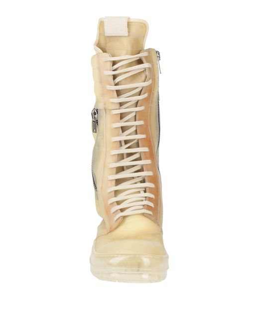 Bota Rick Owens de hombre de color Natural