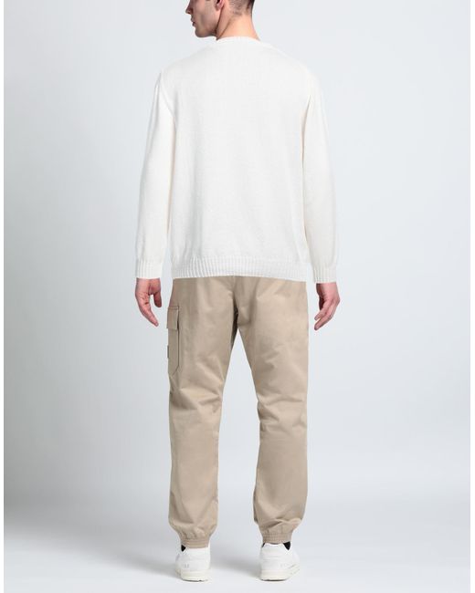 Fedeli White Sweater for men