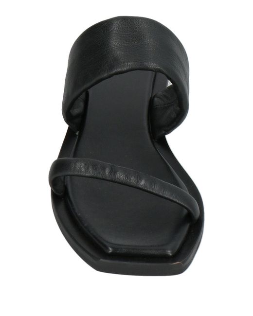 St. Agni Black Sandals