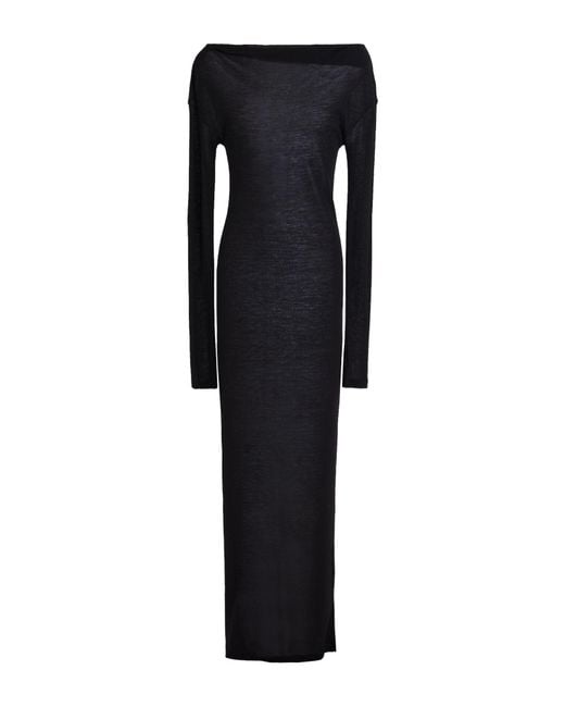 Isabel Benenato Black Maxi Dress