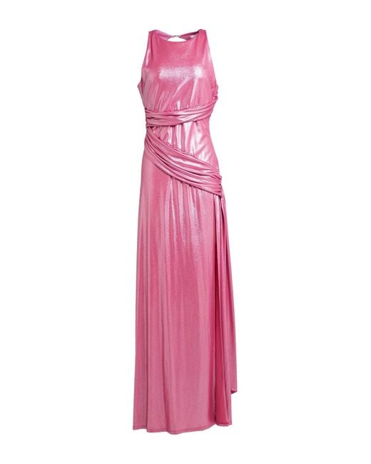 Chiara Ferragni Pink Maxi-Kleid