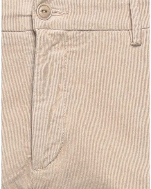 Mp Massimo Piombo Natural Trouser for men