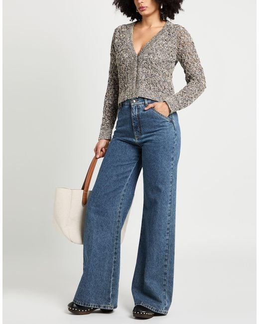Fabiana Filippi Gray Cardigans