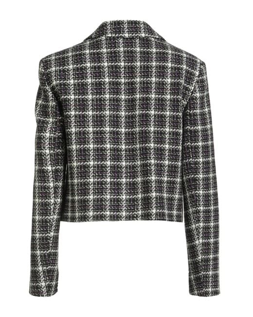 Karl Lagerfeld Black Blazer Polyester, Acrylic, Viscose, Elastane