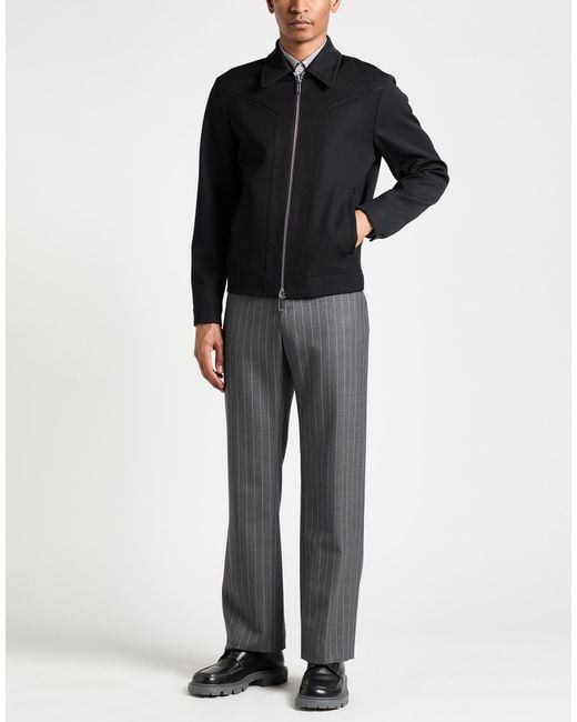 DSquared² Black Jacket Virgin Wool for men