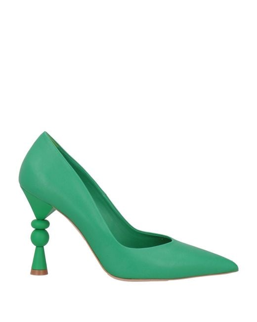 SARA SCHEKER Green Pumps
