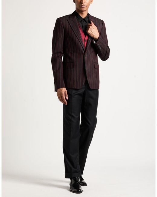 McQueen Black Blazer Wool for men