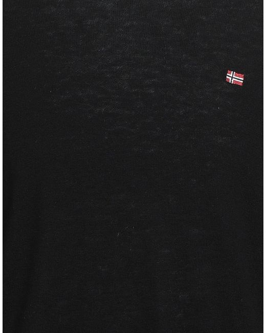 Napapijri Black Sweater Wool for men