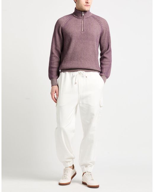 Brunello Cucinelli White Pants for men