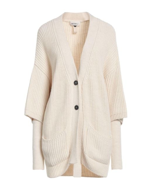 MEIMEIJ Natural Ivory Cardigan Wool