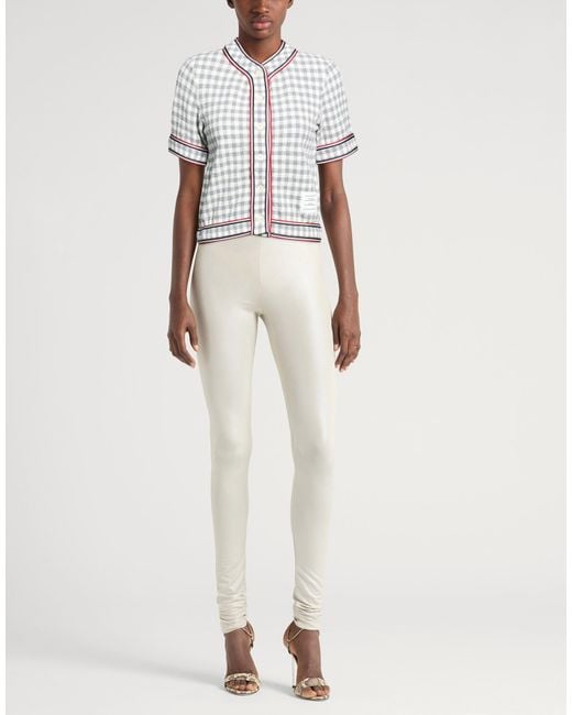 Thom Browne White Shirt Cotton, Polyamide, Elastane