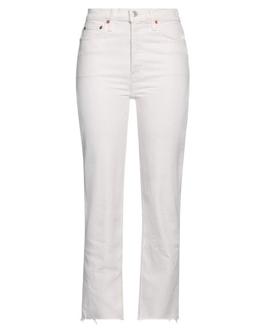 Re/done White Jeans