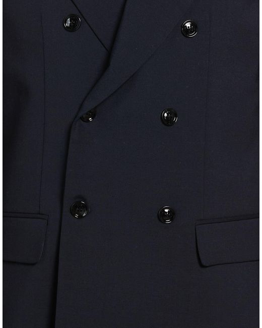 Liu Jo Blue Midnight Blazer Polyester, Wool, Elastane for men