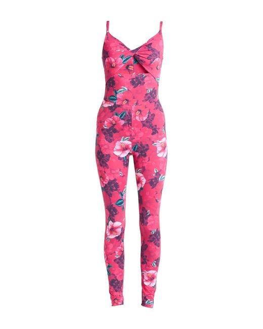 Pinko Pink Jumpsuit Polyamide, Elastane