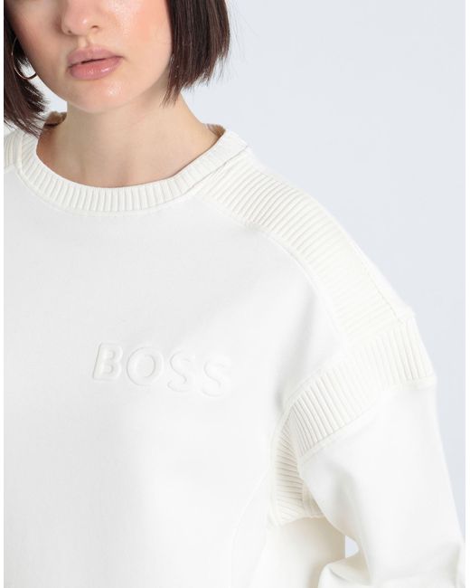 Boss White Sweatshirt