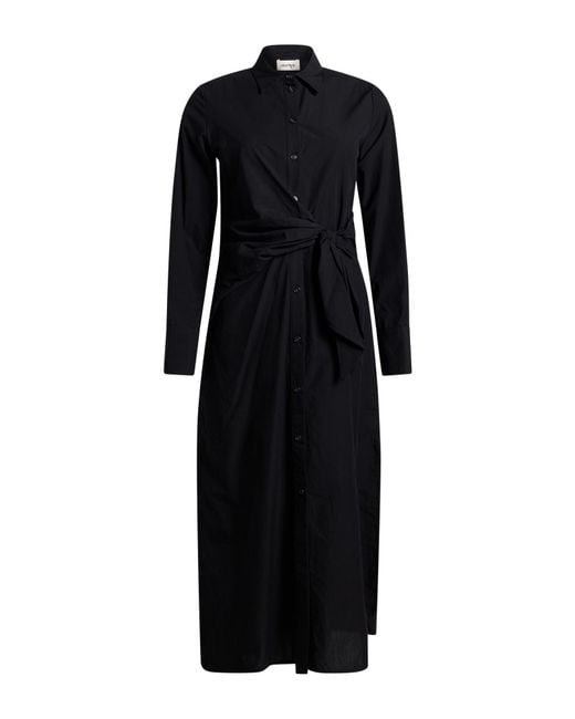 Ottod'Ame Black Midi Dress