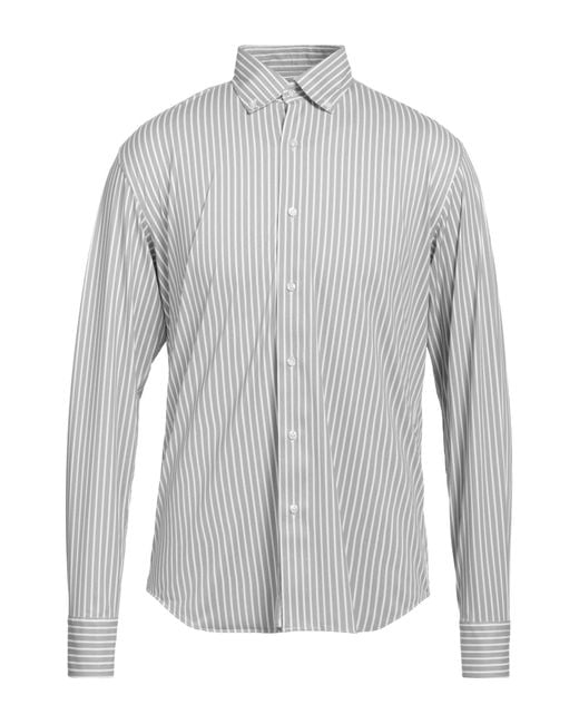 AT.P.CO Gray Shirt Polyester, Elastane for men
