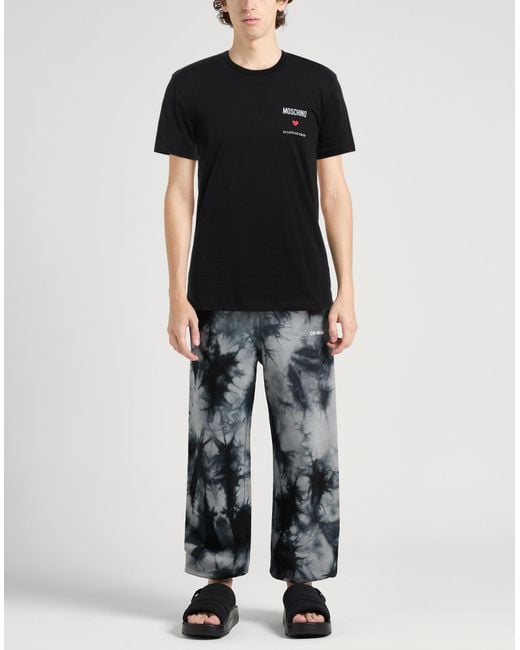 Moschino Black T-Shirt Cotton for men