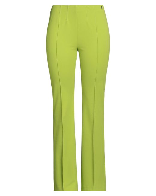 Liu Jo Green Pants Polyester, Elastane
