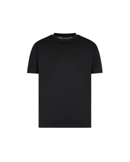 Emporio Armani T-shirts in Black für Herren