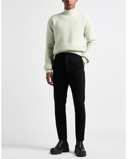 Rick Owens Black Pants Virgin Wool, Elastane for men