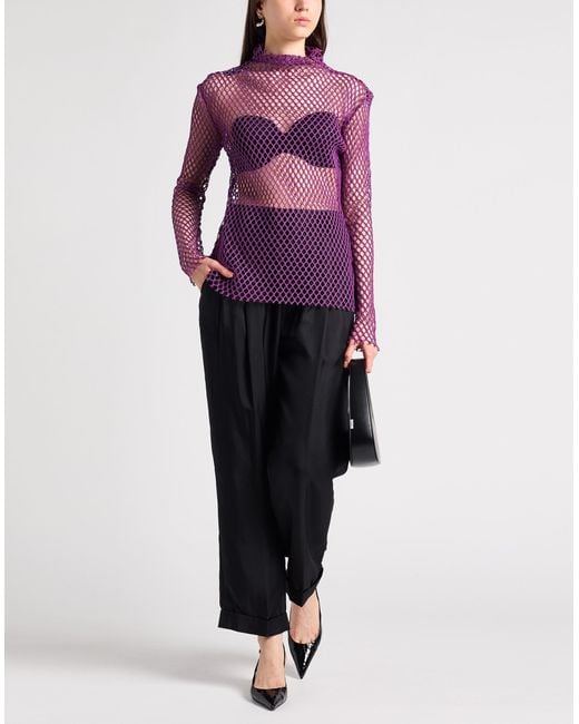 MSGM Purple Turtleneck