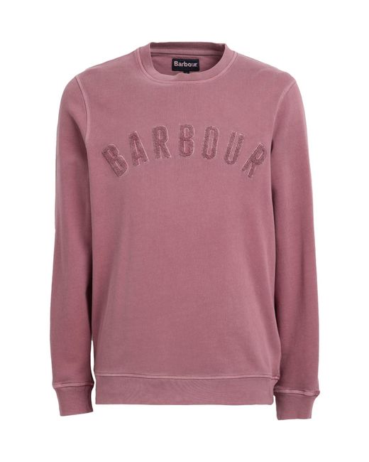 Barbour Pink Sweatshirt for men