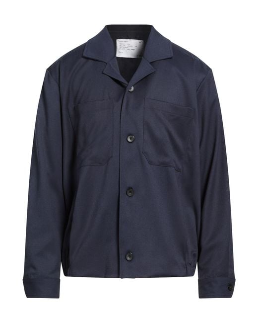 Imperial Blue Jacket Polyester, Viscose, Elastane for men
