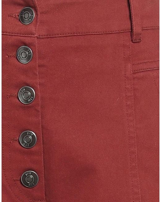 8pm Red Brick Pants Cotton, Elastane