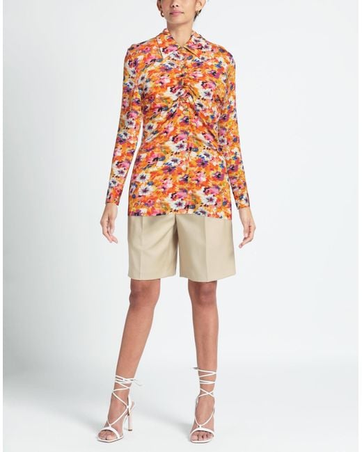 MSGM Orange Hemd
