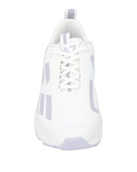 EA7 White Trainers for men