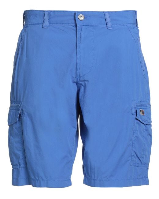 Napapijri Blue Shorts & Bermuda Shorts for men