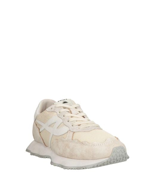 Ash Natural Sundaze Sneakers Calfskin, Textile Fibers