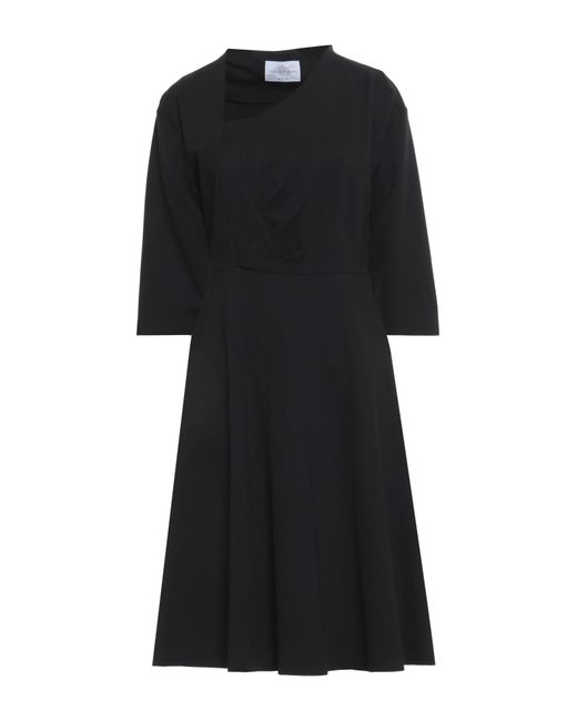 Vicario Cinque Black Midi Dress