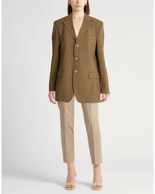 ARMARIUM Green Blazer Virgin Wool, Elastane