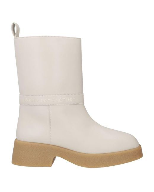 Stella McCartney White Ankle Boots