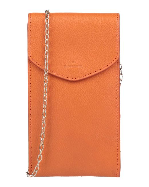 Il Bisonte Orange Umhängetasche