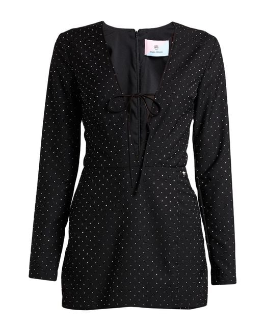 Chiara Ferragni Black Playsuit