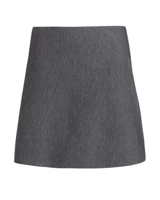 Roberto Collina Gray Mini Skirt