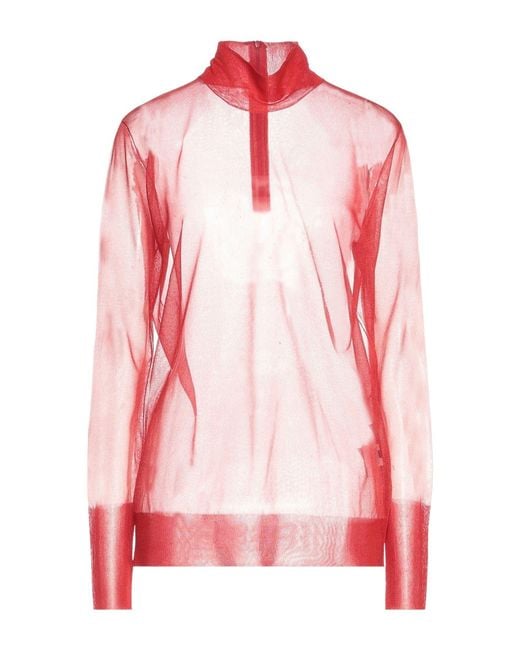 Dolce & Gabbana Pink Turtleneck Polyester