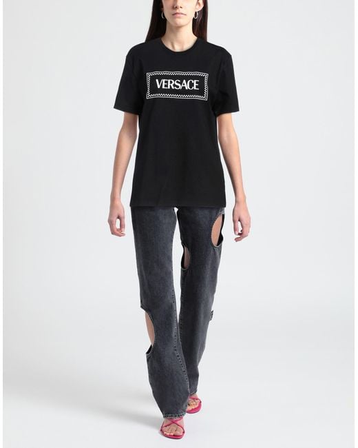 Versace '90S Vintage Logo' T-Shirt in Black Lyst
