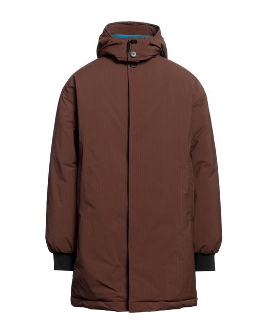 MSGM Brown Coat for men