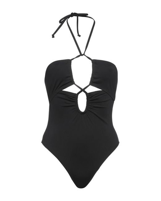 Leslie Amon Black One-piece Swimsuit