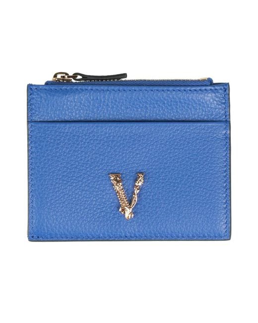 Versace Blue Cardholder
