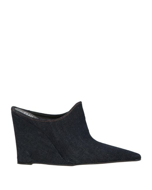 Ovyè Blue Mules & Clogs